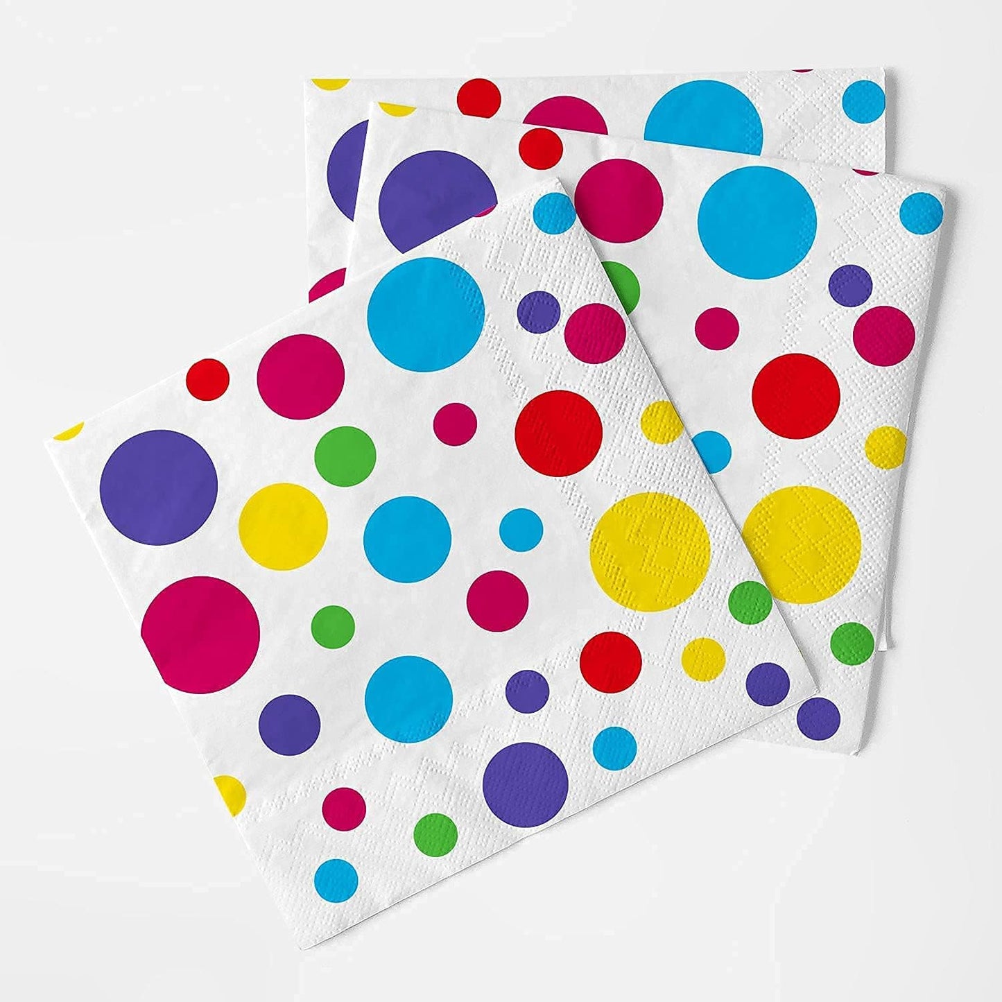 100 Pack Colorful Party Napkins, POSATE
