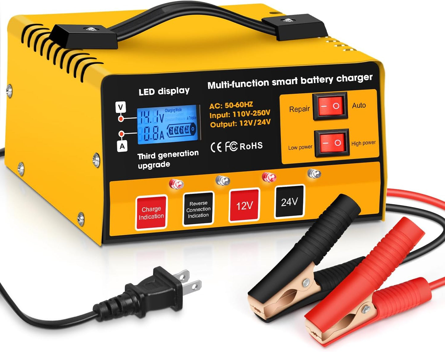 Outerman Smart Battery Charger - Maintain & Repair