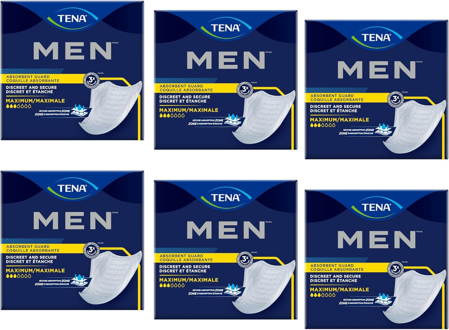Tena Men Maximum Male Incontinent Pad for Ultimate Comfort