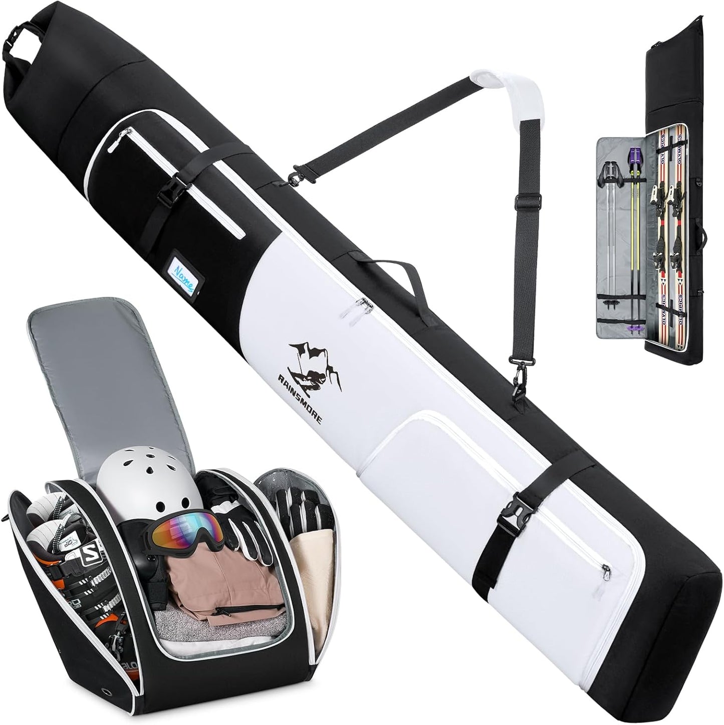 360Fully Padded Ski & Boot Bags by RAINSMORE