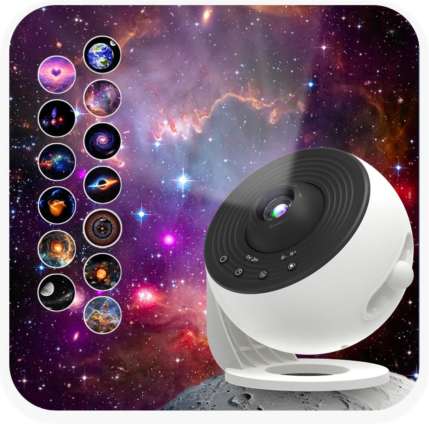 FLEVO Planetarium Star Projector: HD Realistic Galaxy Night Light