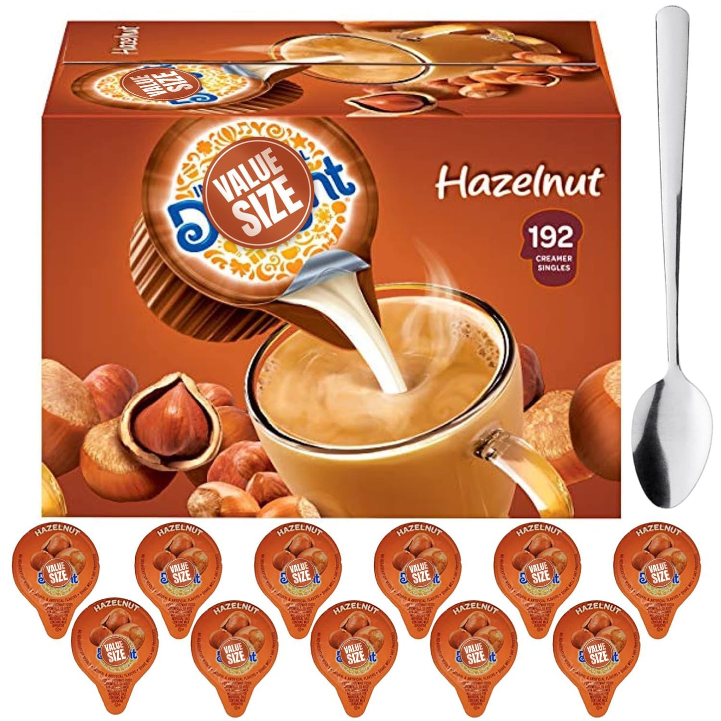 Hazelnut Creamer Singles for Perfect Coffee Every Time