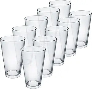 Luminarc 16-Ounce Pub Beer Glass Set of 10 for Every Occasion