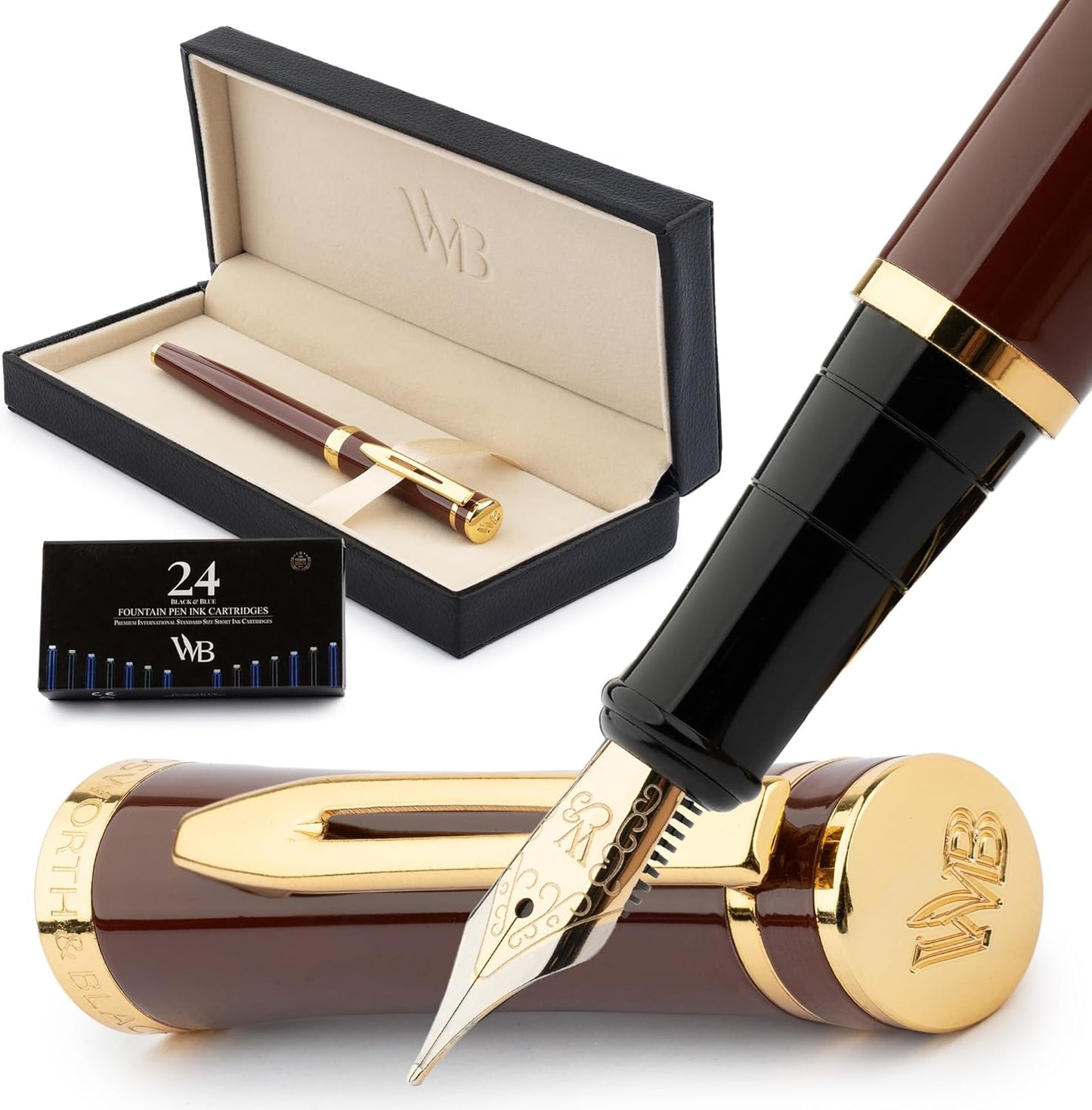 Wordsworth & Black Fountain Pen Kit for Elegant Writing