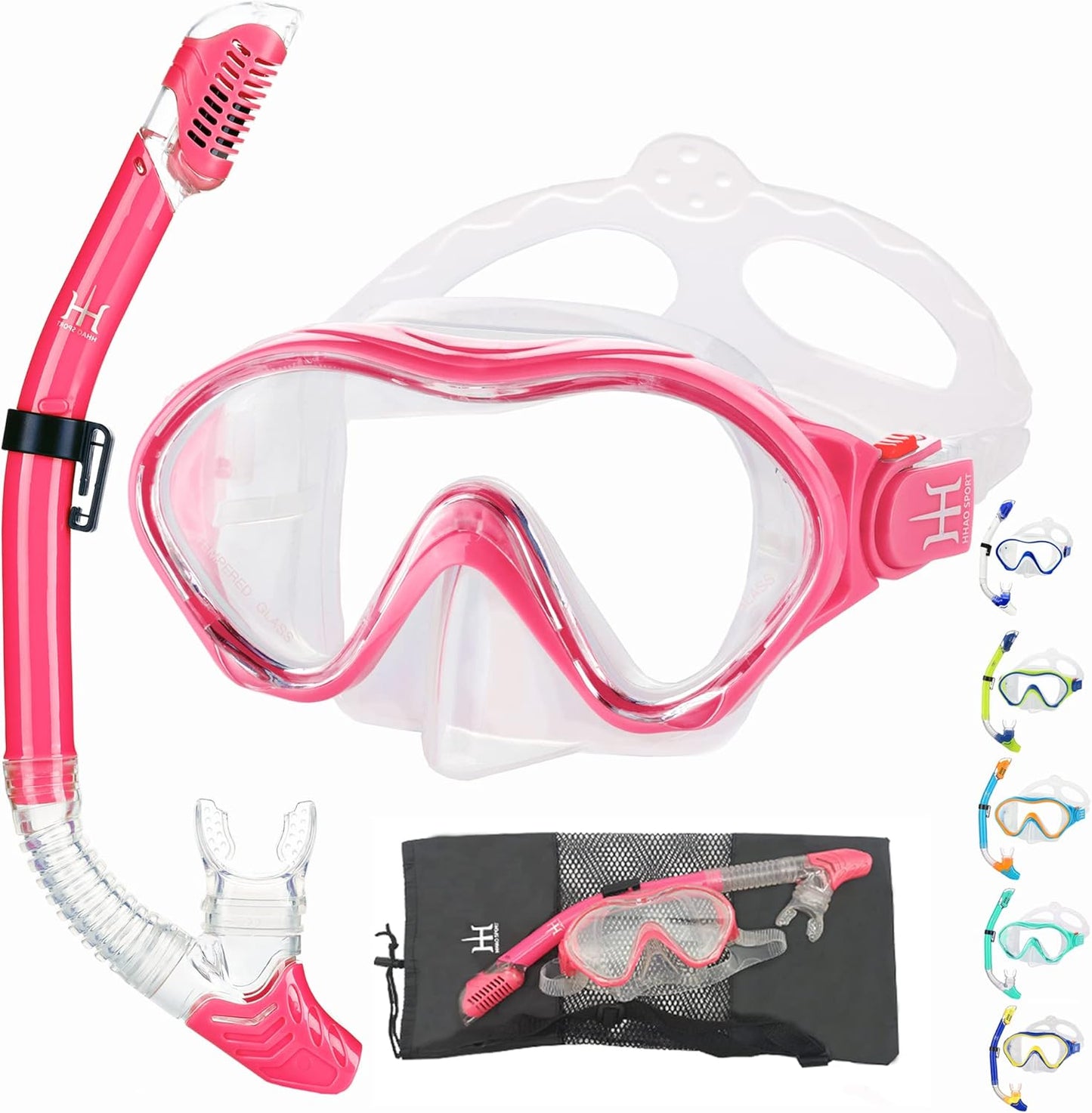 Kid's Full Dry Snorkel Set - Leak-Proof Fun!