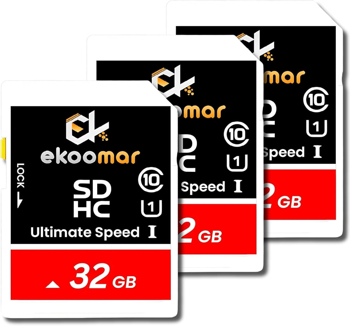 High-Speed 32GB Memory Card for Cameras and Dash Cams