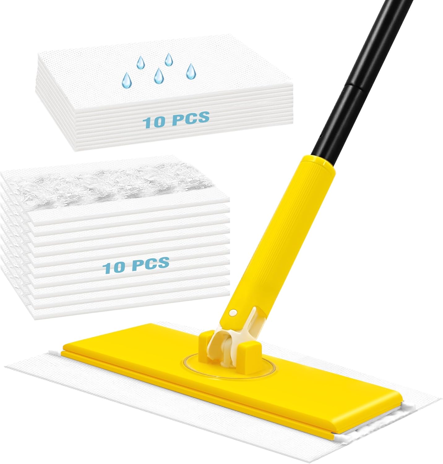 NEWE 2-in-1 Sweeper Mop Kit - Clean with Ease!