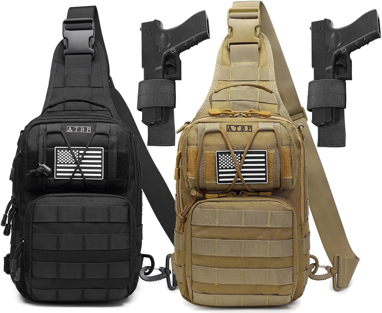 ATBP Tactical Sling Backpack Bag for Men - 10L Military Pack