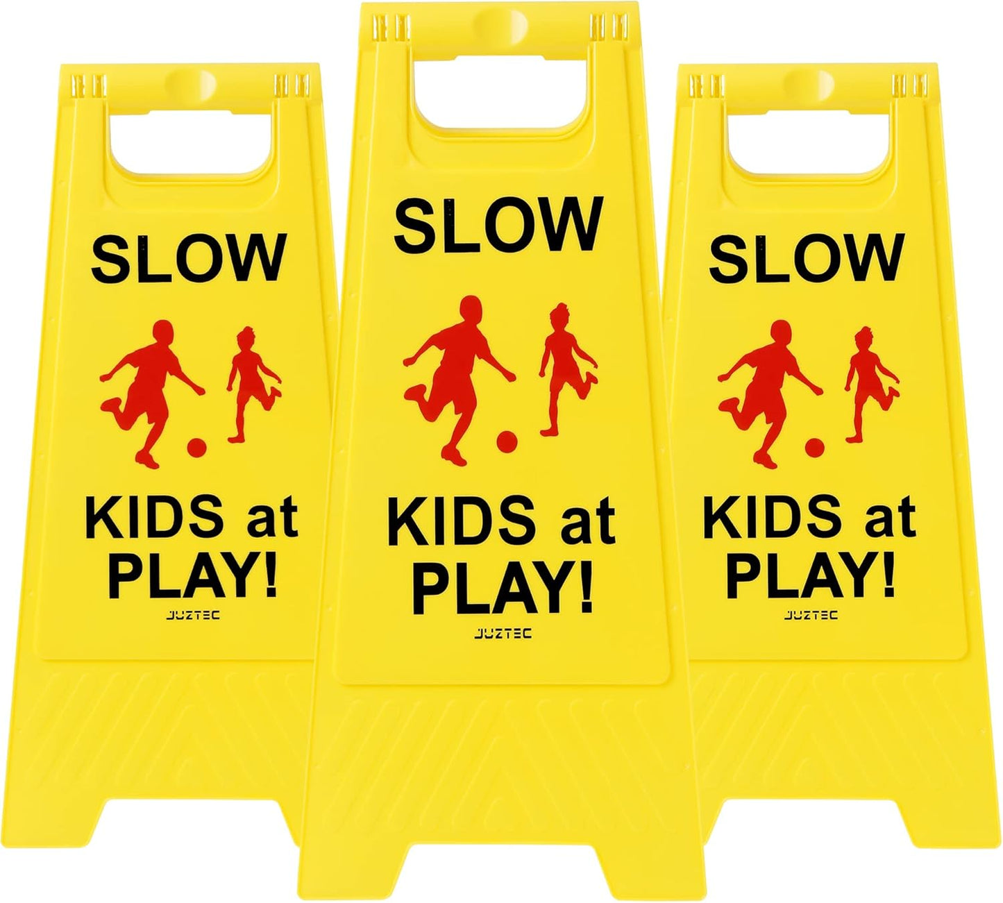 Slow Children Playing Sign for Street - Caution Kids At Play