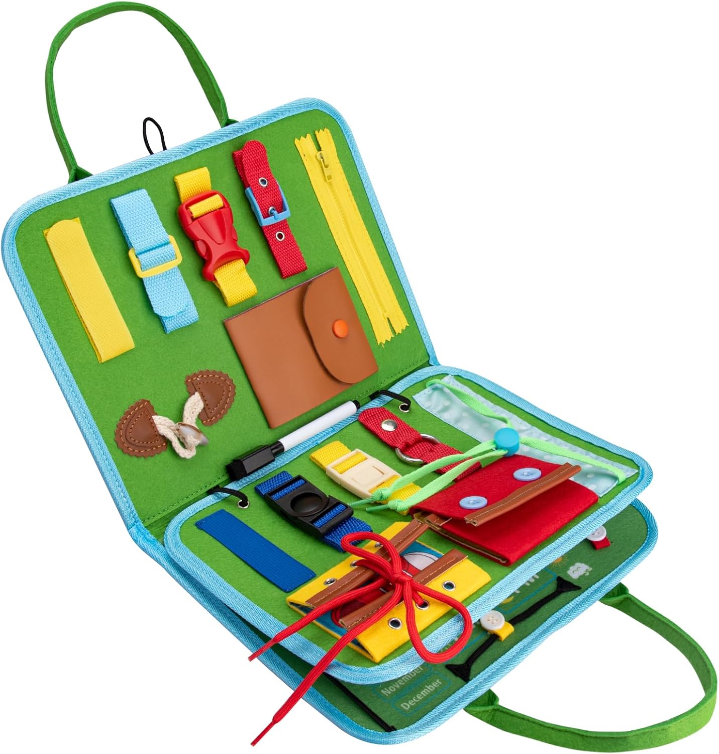 Montessori Busy Board: Develop Motor Skills