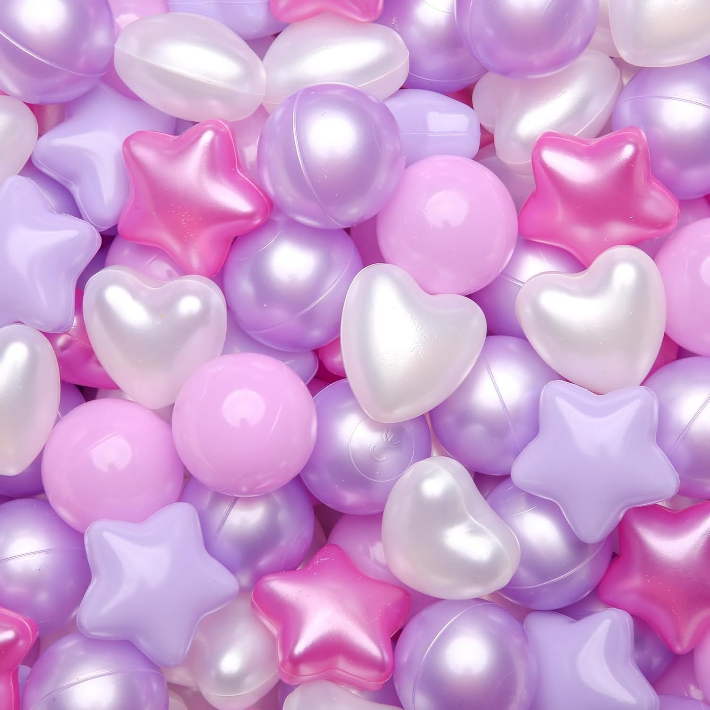 GOGOSO Ball Pit Balls for Toddlers, Stars and Hearts Shapes