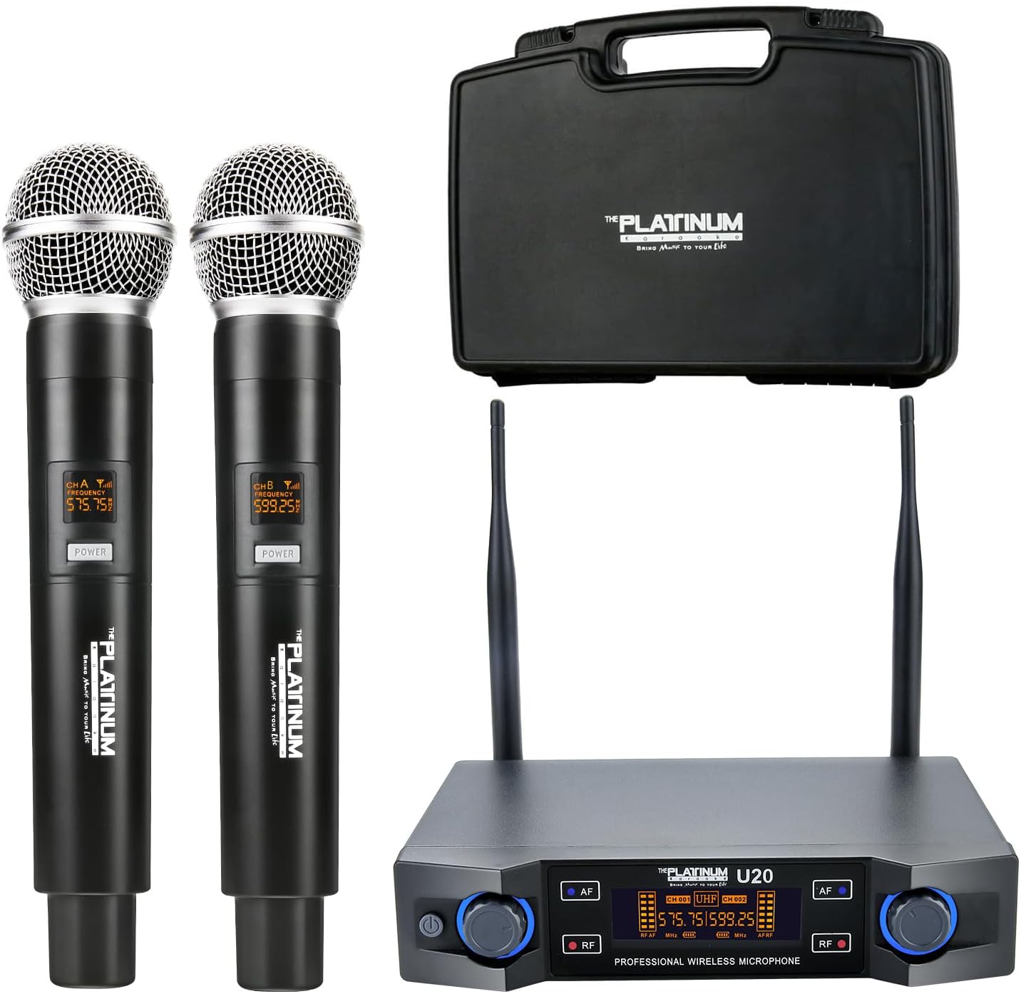 Crystal Clear Karaoke Vocals - Platinum UHF Mic System