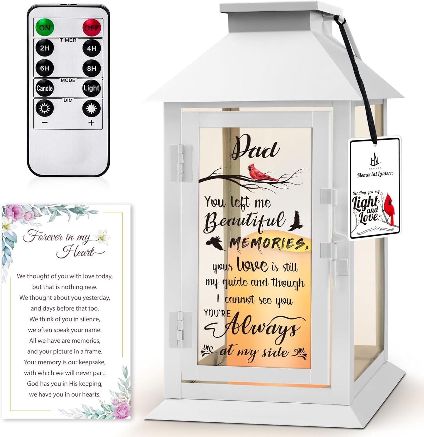Memorial Lantern Bereavement Gifts for Loss of Loved One