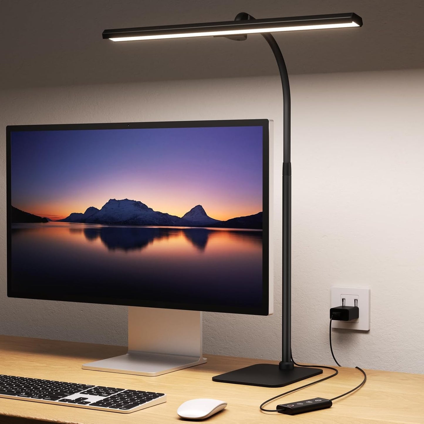 Kary Tall LED Desk Lamp - Flexible & Bright!