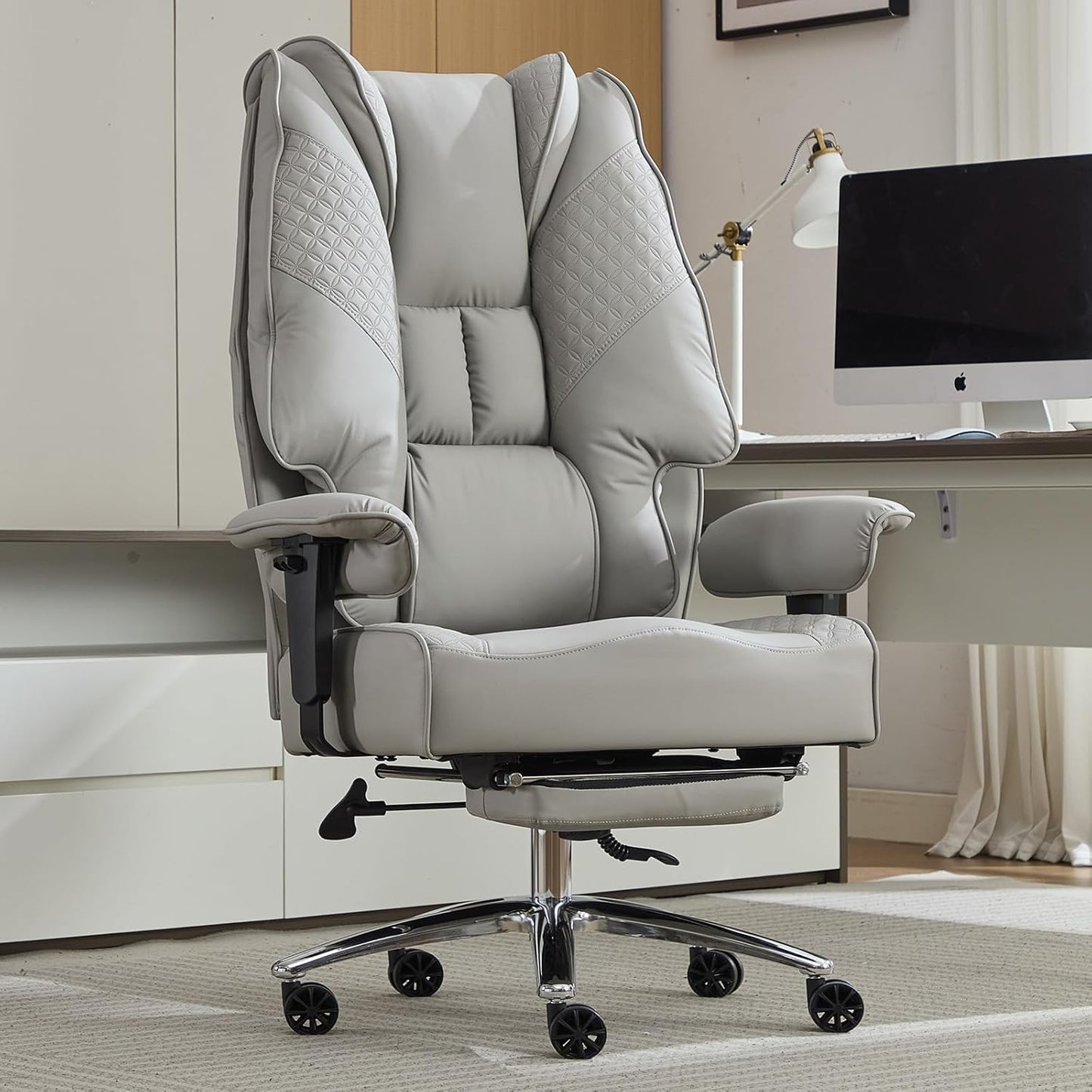 Big and Tall Office Chair with Foot Rest for Ultimate Comfort