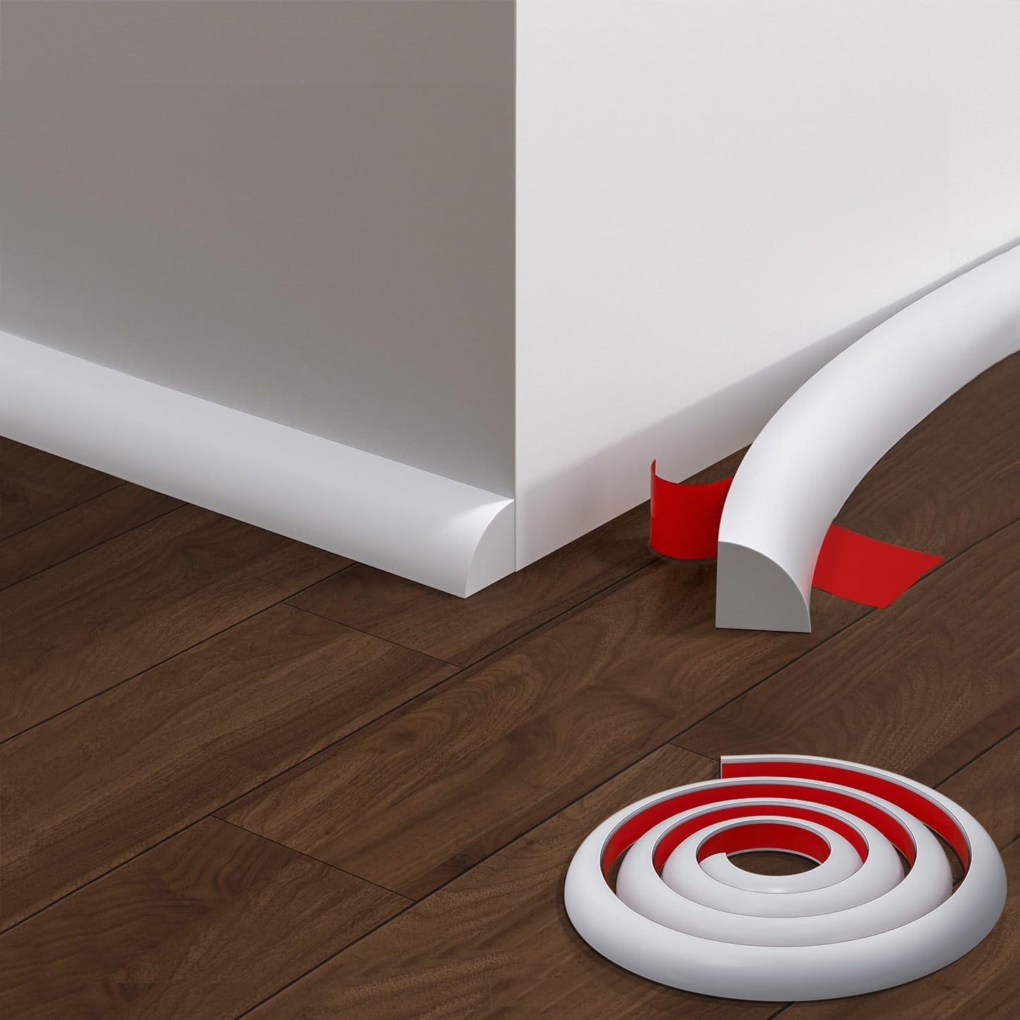 Flexible Quarter Round Molding for Easy Installation and Use