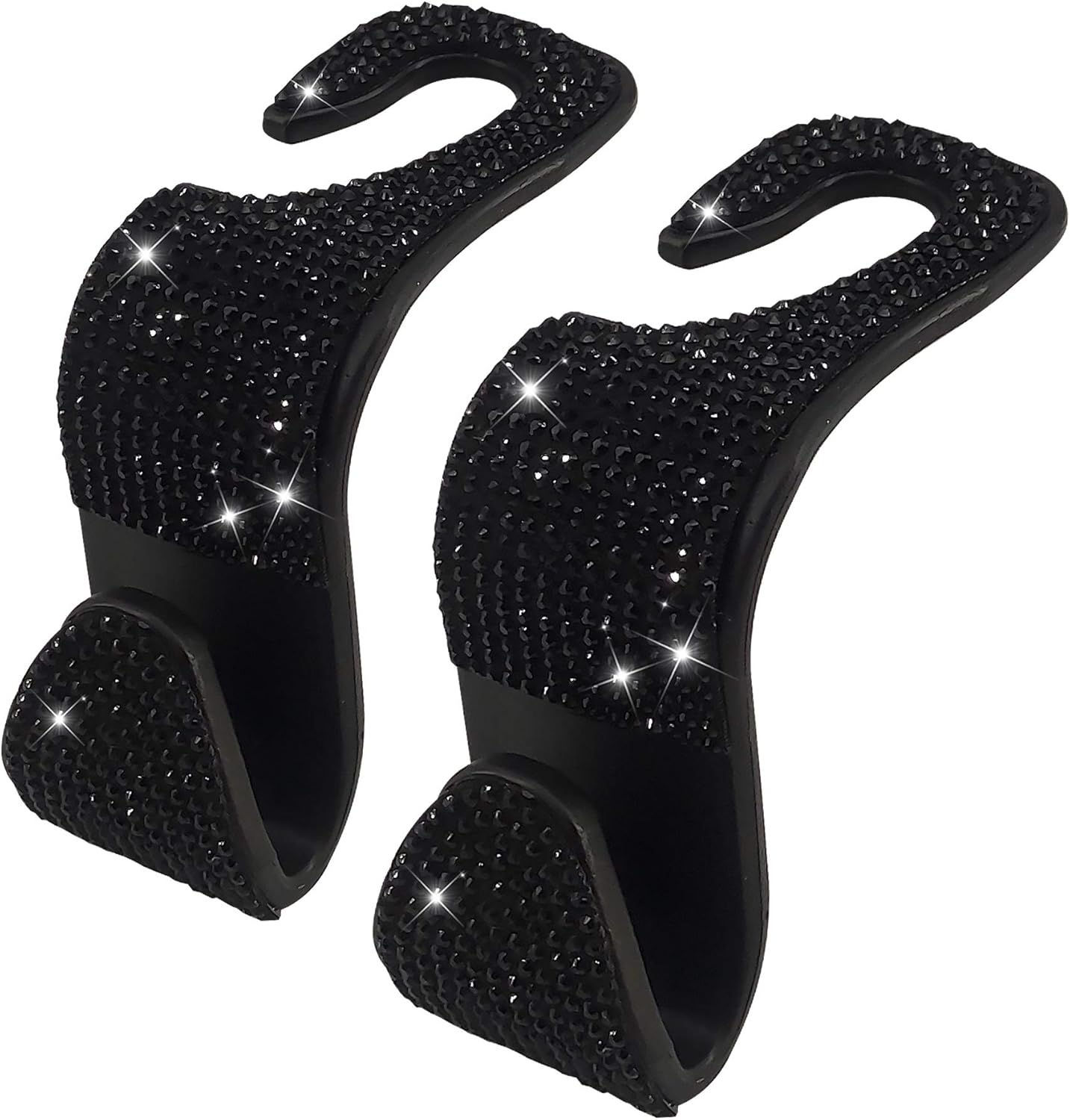 Bling Rhinestone Car Hooks - Organize & Decorate!