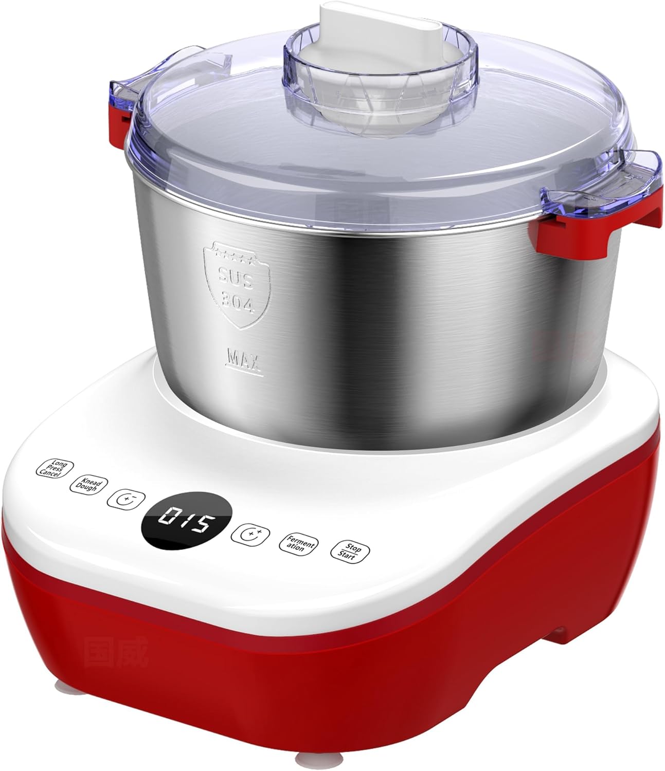 Electric Dough Mixer 5Qt with Ferment Function for Baking
