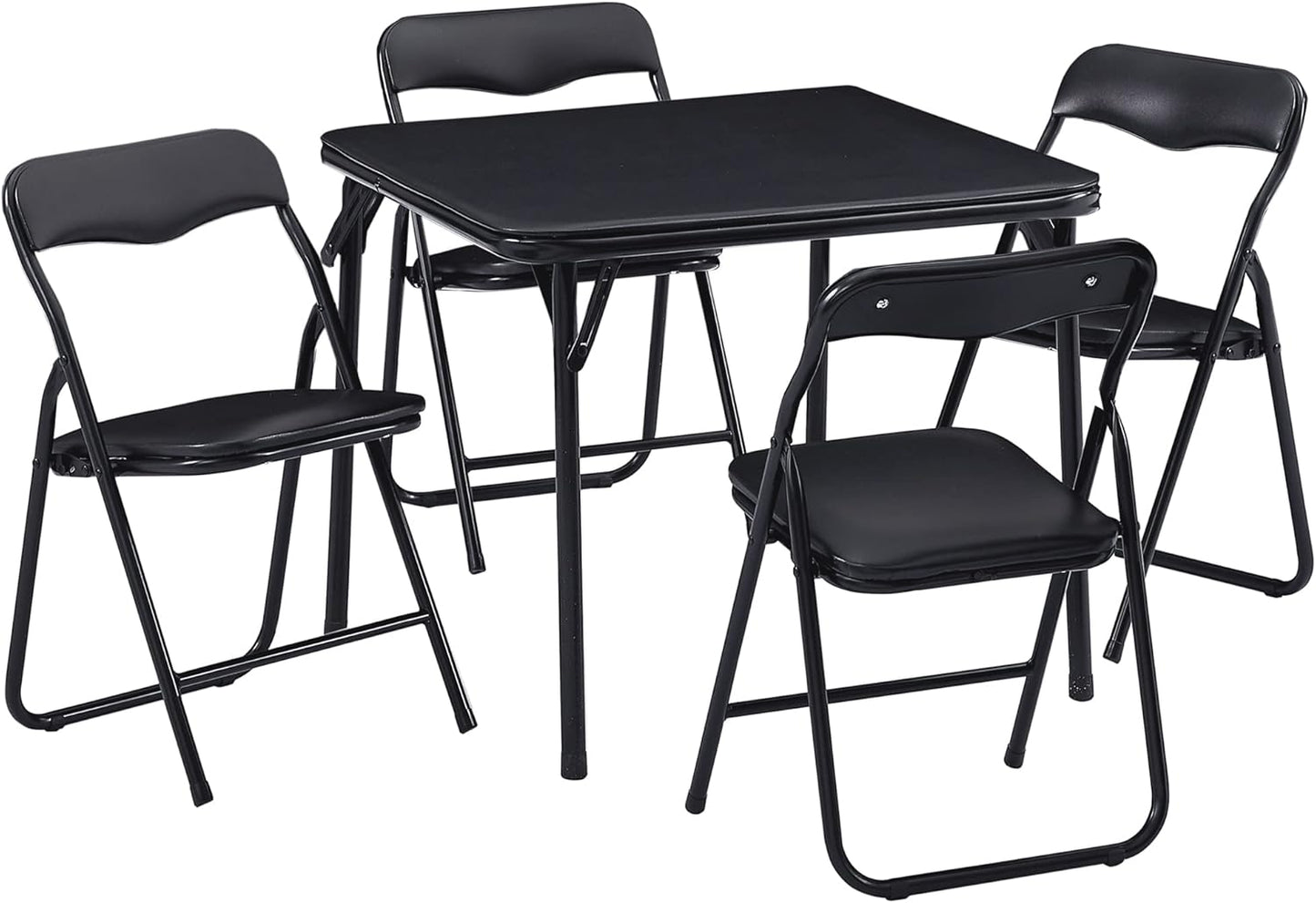 VECELO Kids Folding Activity Table and Chairs Set for Fun Play