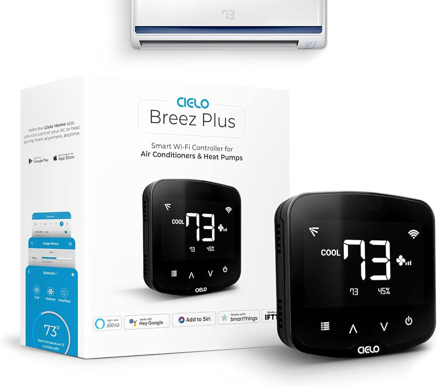 Breez Plus Smart AC Controller - Control Anywhere!
