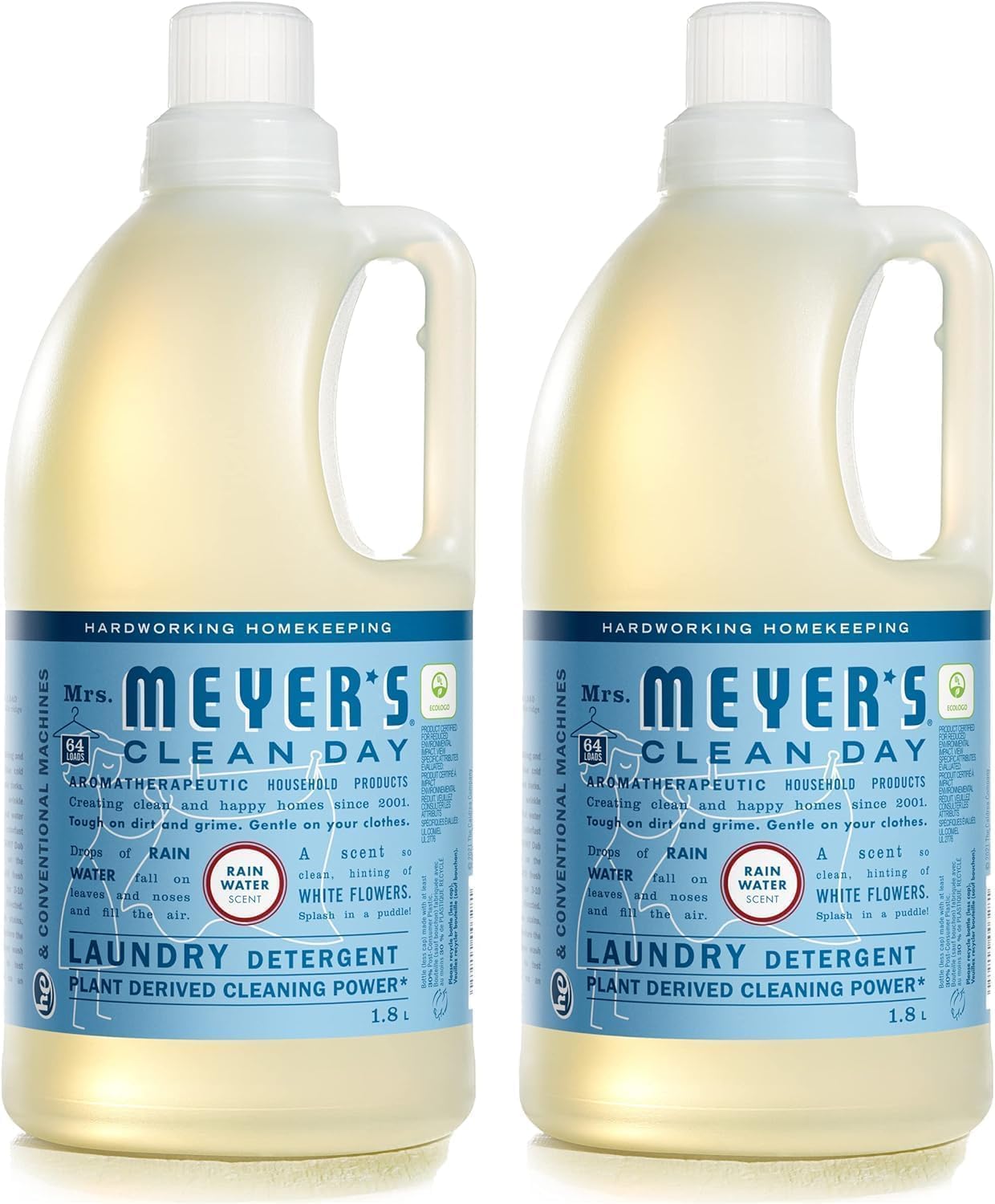 MRS. MEYER'S CLEAN DAY Rain Water Laundry Detergent Review