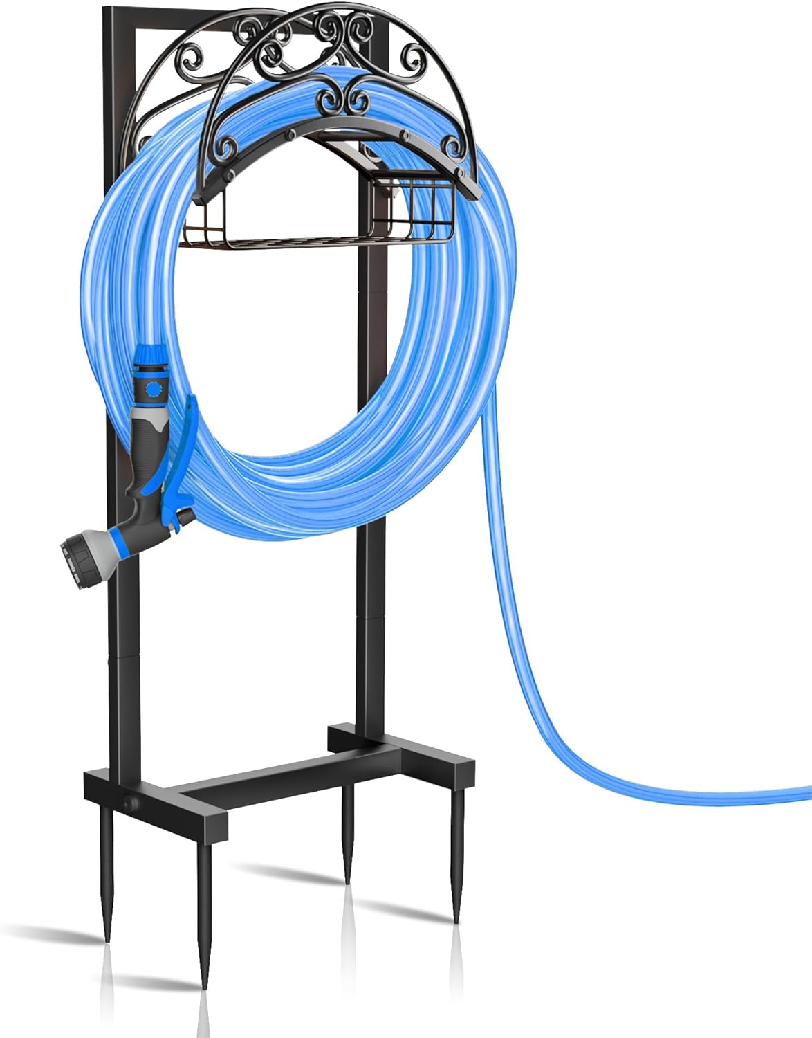 Garden Hose Holder - Sturdy Freestanding Hose Storage Rack