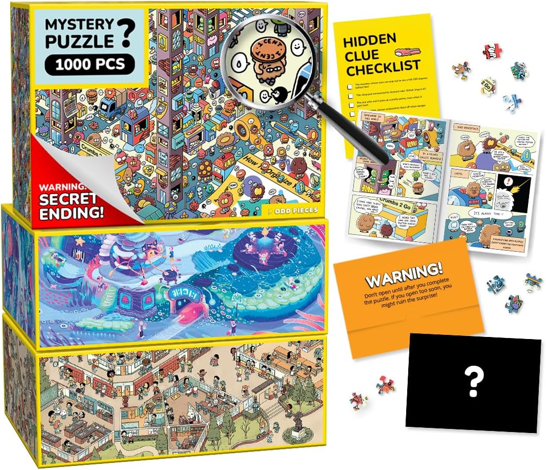 Jigsaw Puzzles 1000 Pieces - Unique Mystery Story Experience