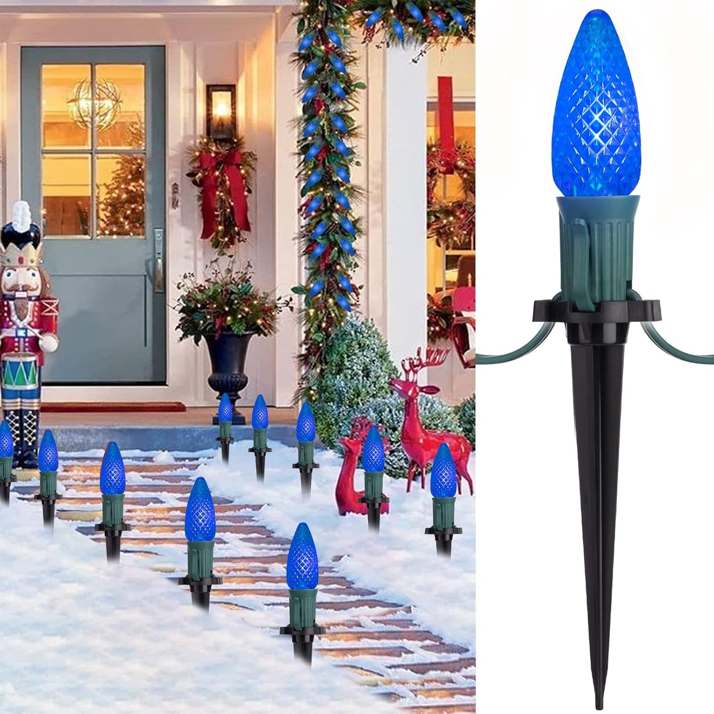 C9 Led Christmas String Lights by Brightown for Outdoor Use