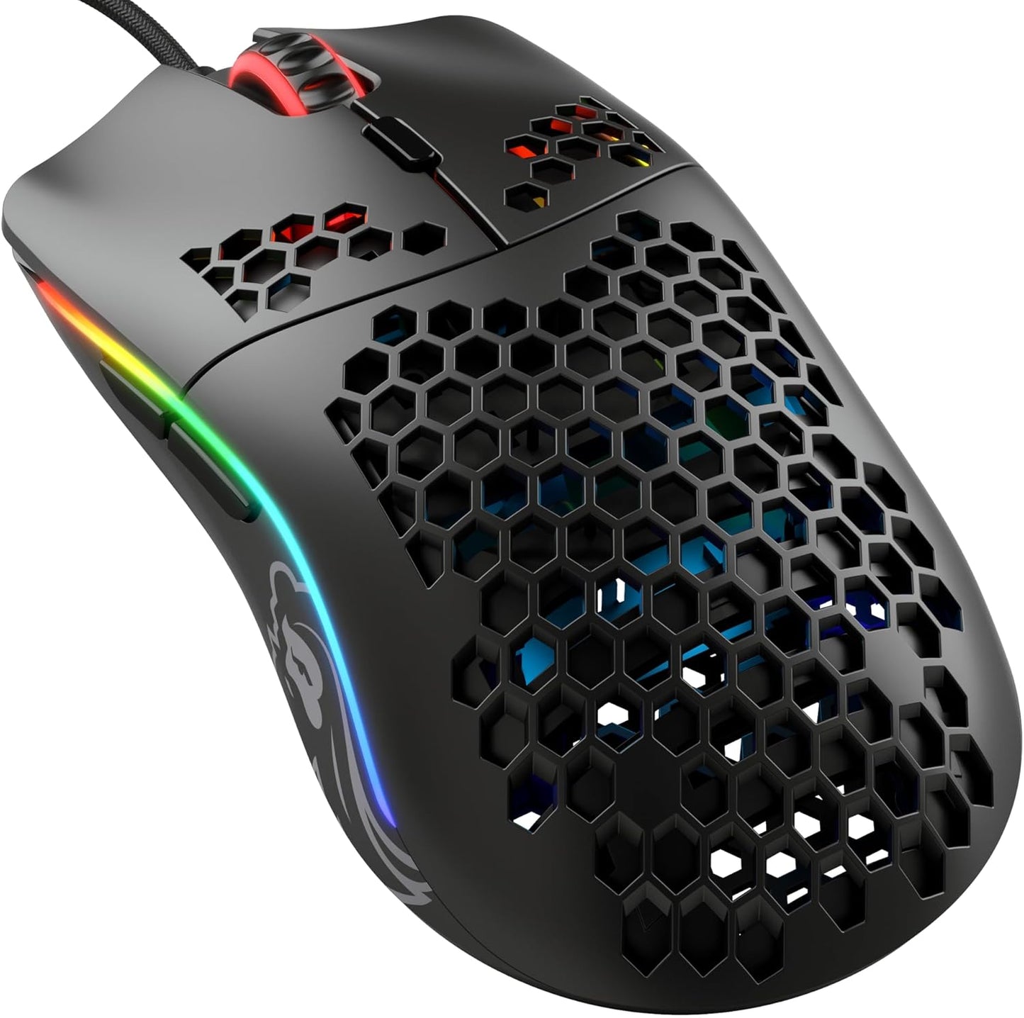 Ultra-Light Glorious Gaming Mouse - Mat Black, RGB Lights