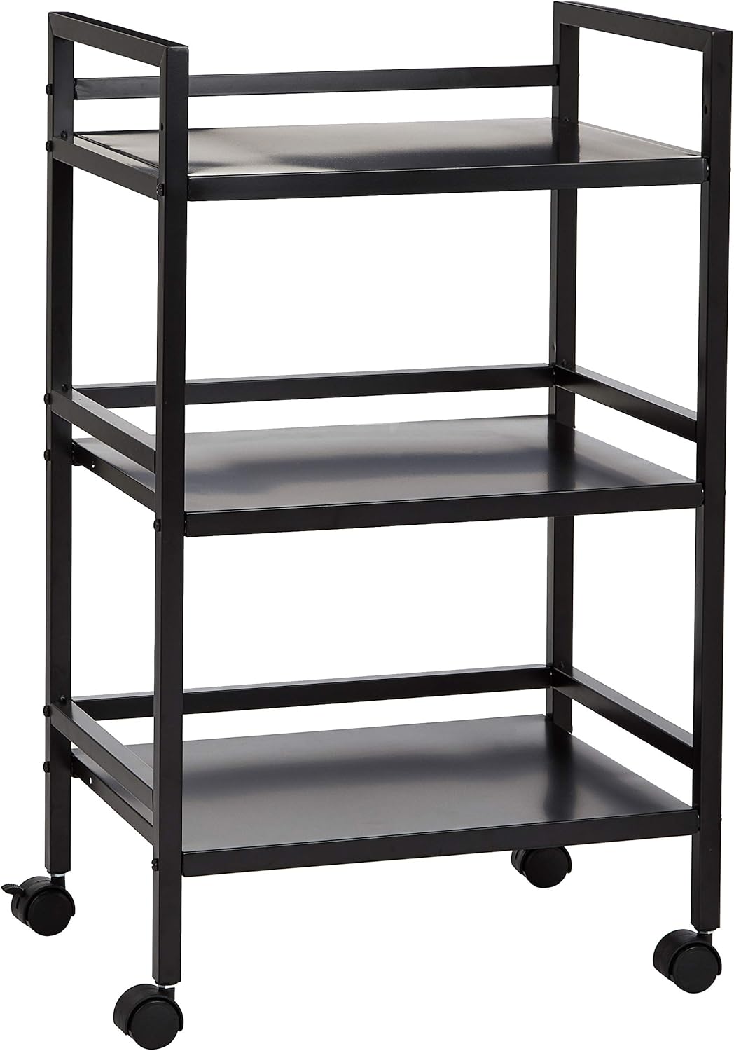 3-Tier Metal Rolling Cart for Versatile Storage Solutions