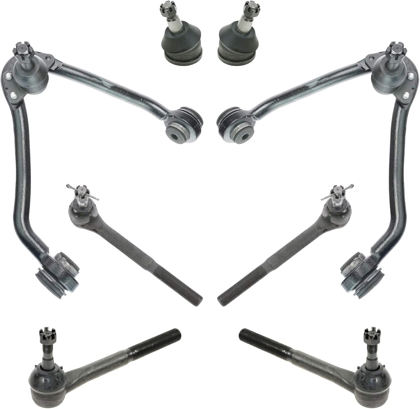 TRQ Front Steering & Suspension Kit for Chevrolet GMC Vehicles
