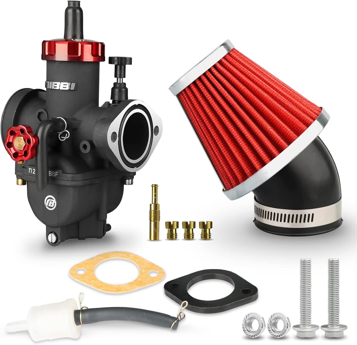 NIBBI PE28 Carburetor Kit for 200cc-250cc Dirt Bikes and More