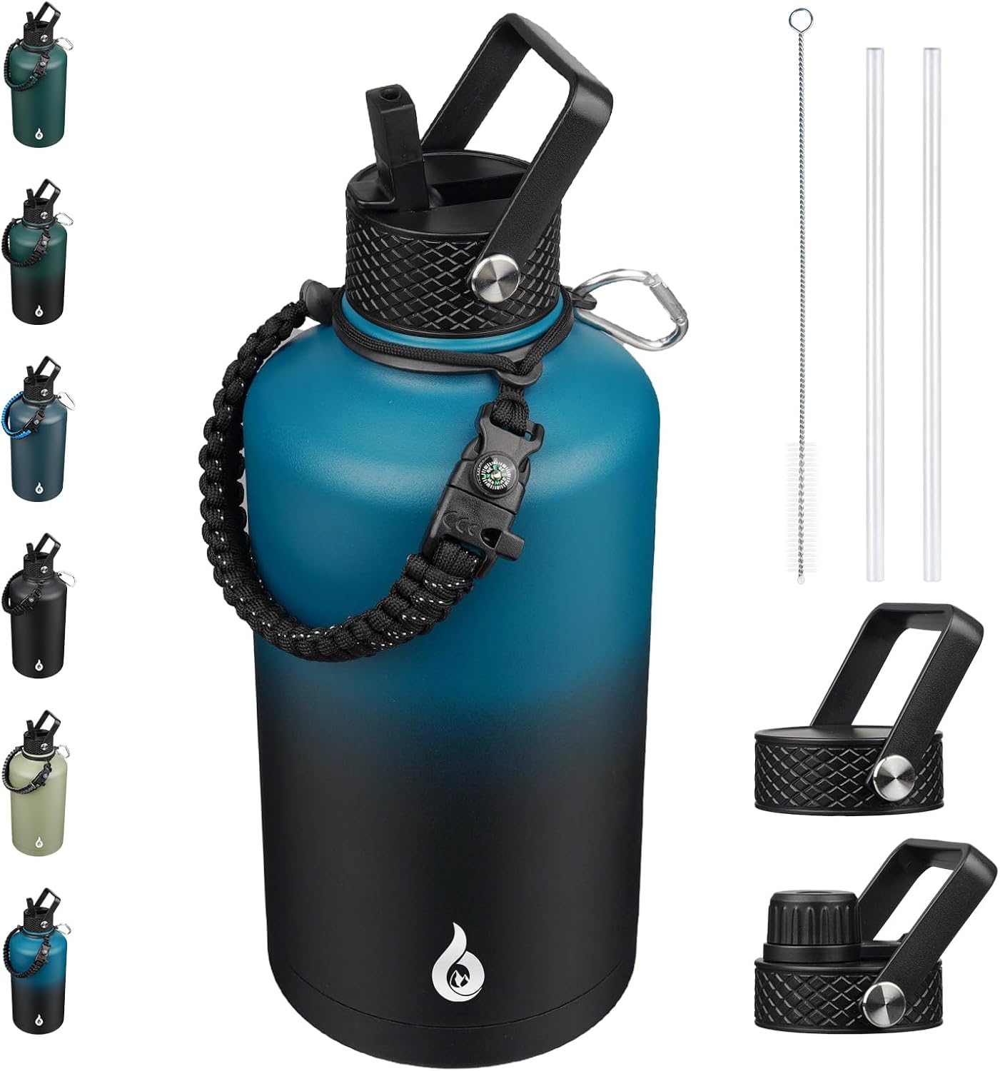 BJPKPK 2/3 Gallon Water Bottle with Straw Lid for All Occasions