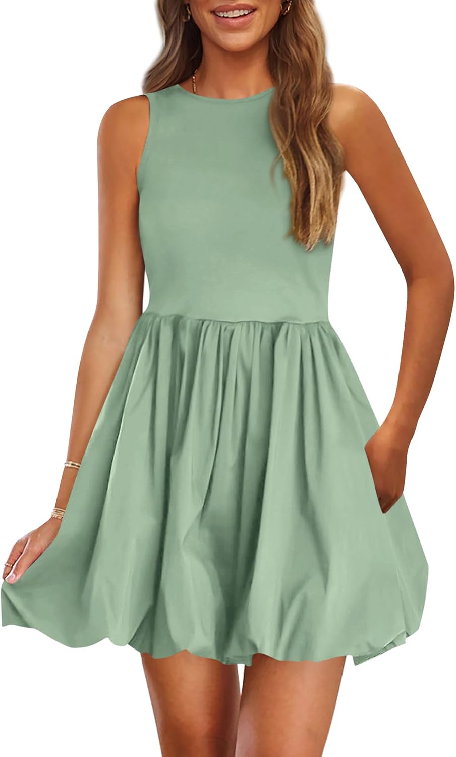 PRETTYGARDEN Summer Dresses for Women 2025 Casual Sundress