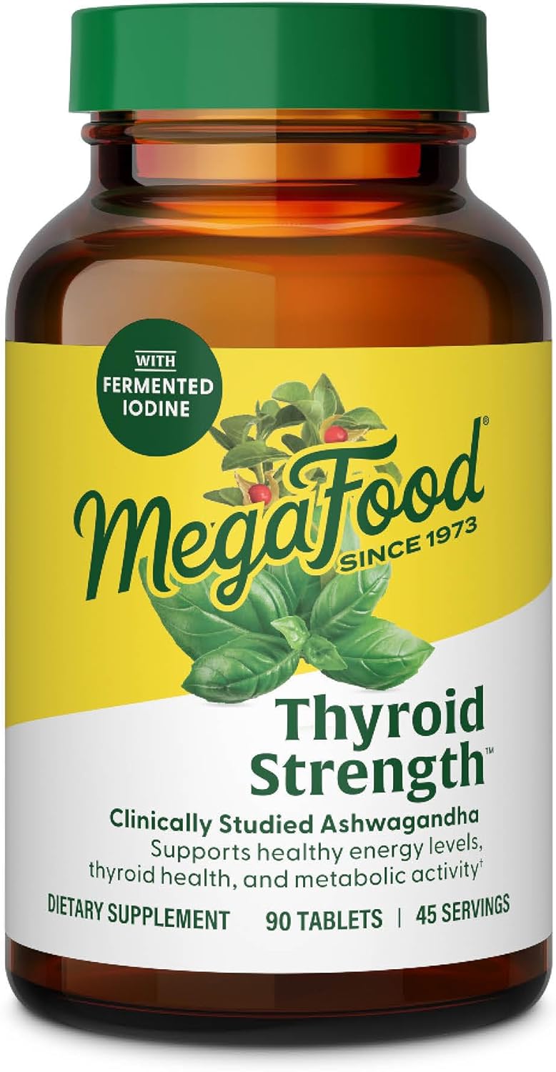 MegaFood Thyroid Strength Supplement for Women with Ashwagandha