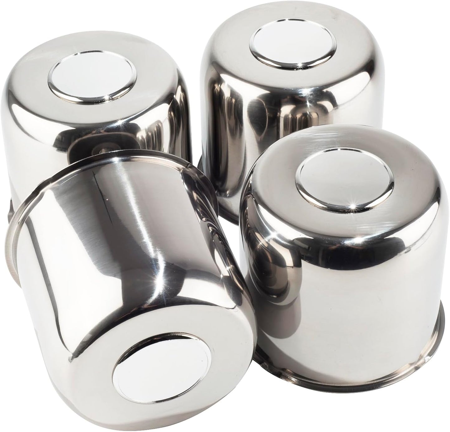 4Pcs 4.9in Push Through Wheel Center Caps for Trucks and SUVs
