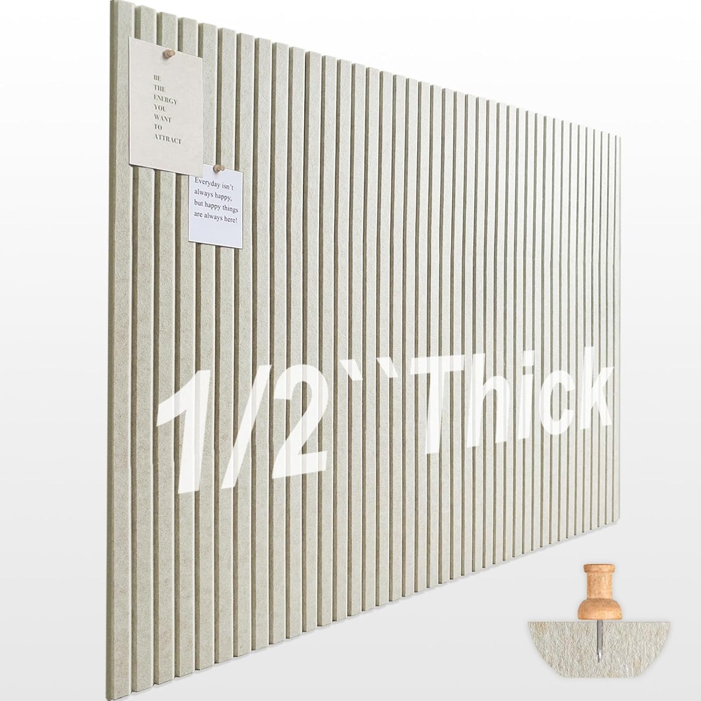 Large Cork Boards for Walls - Premium Felt Bulletin Board