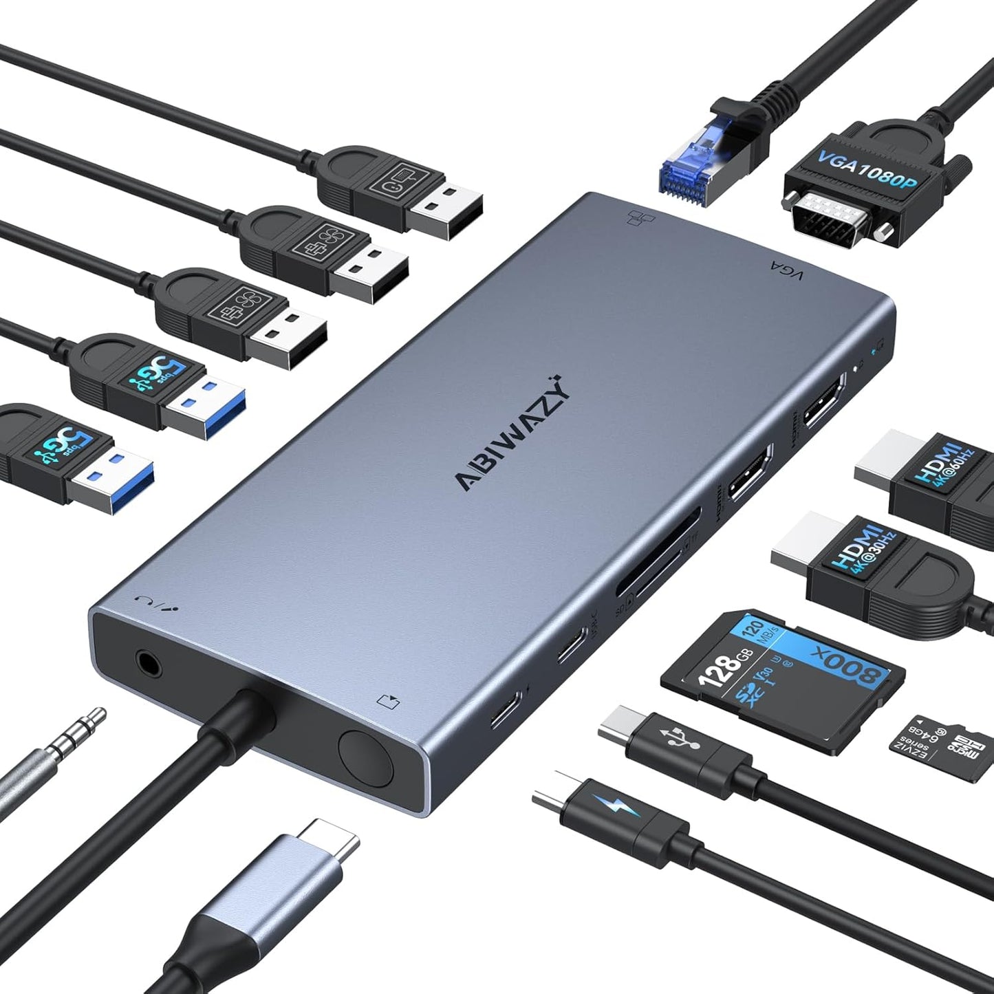 USB C Docking Station Dual Monitor for Enhanced Connectivity