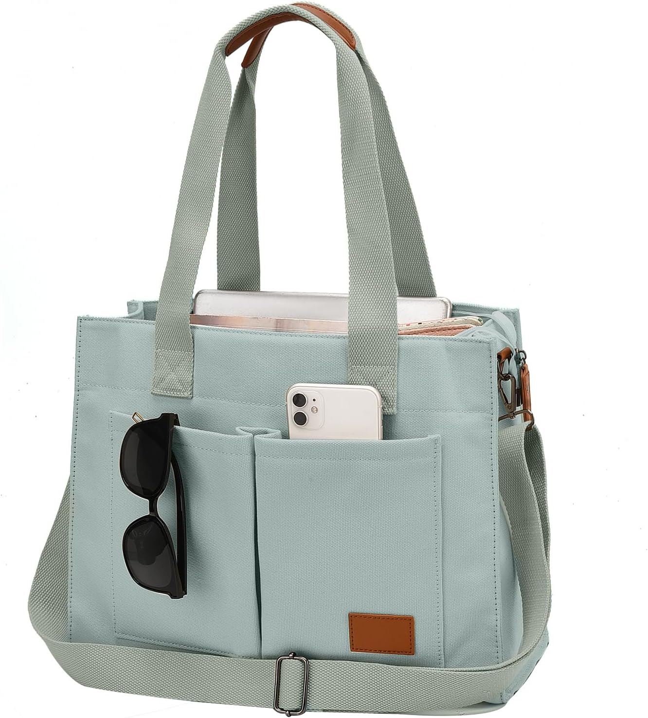 Barsine Laptop Tote Bag for Women - Spacious Work Bag with Style