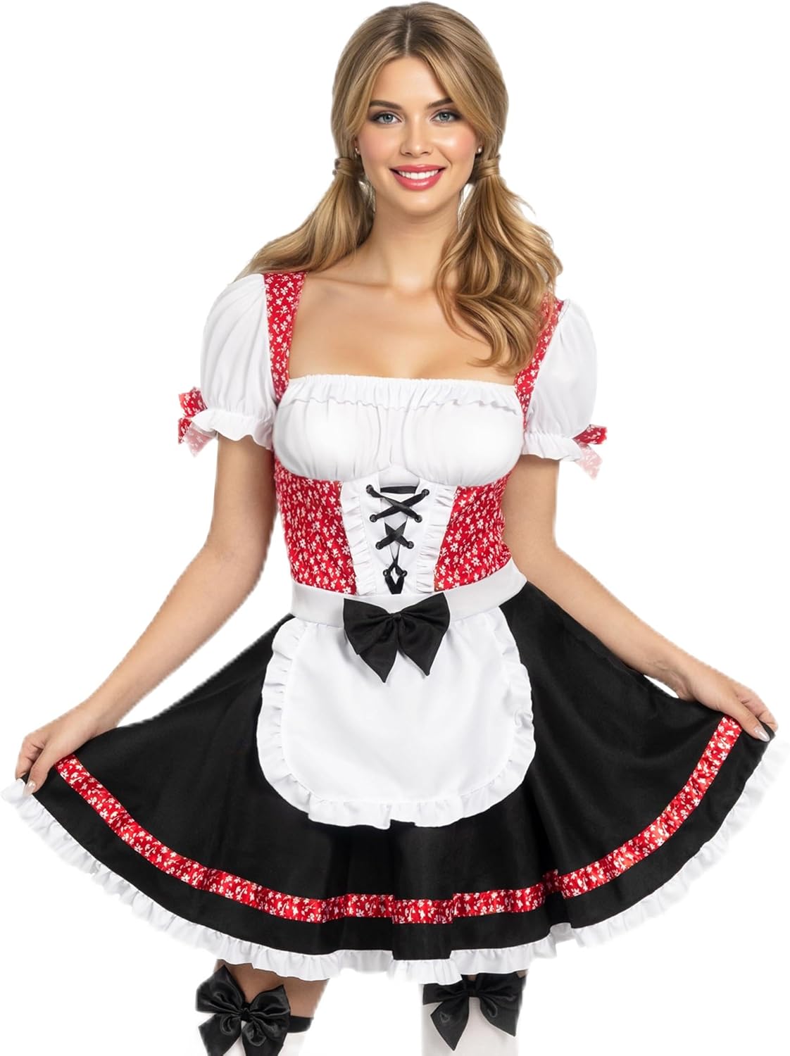 German Beer Girl Oktoberfest Costume for Halloween Parties