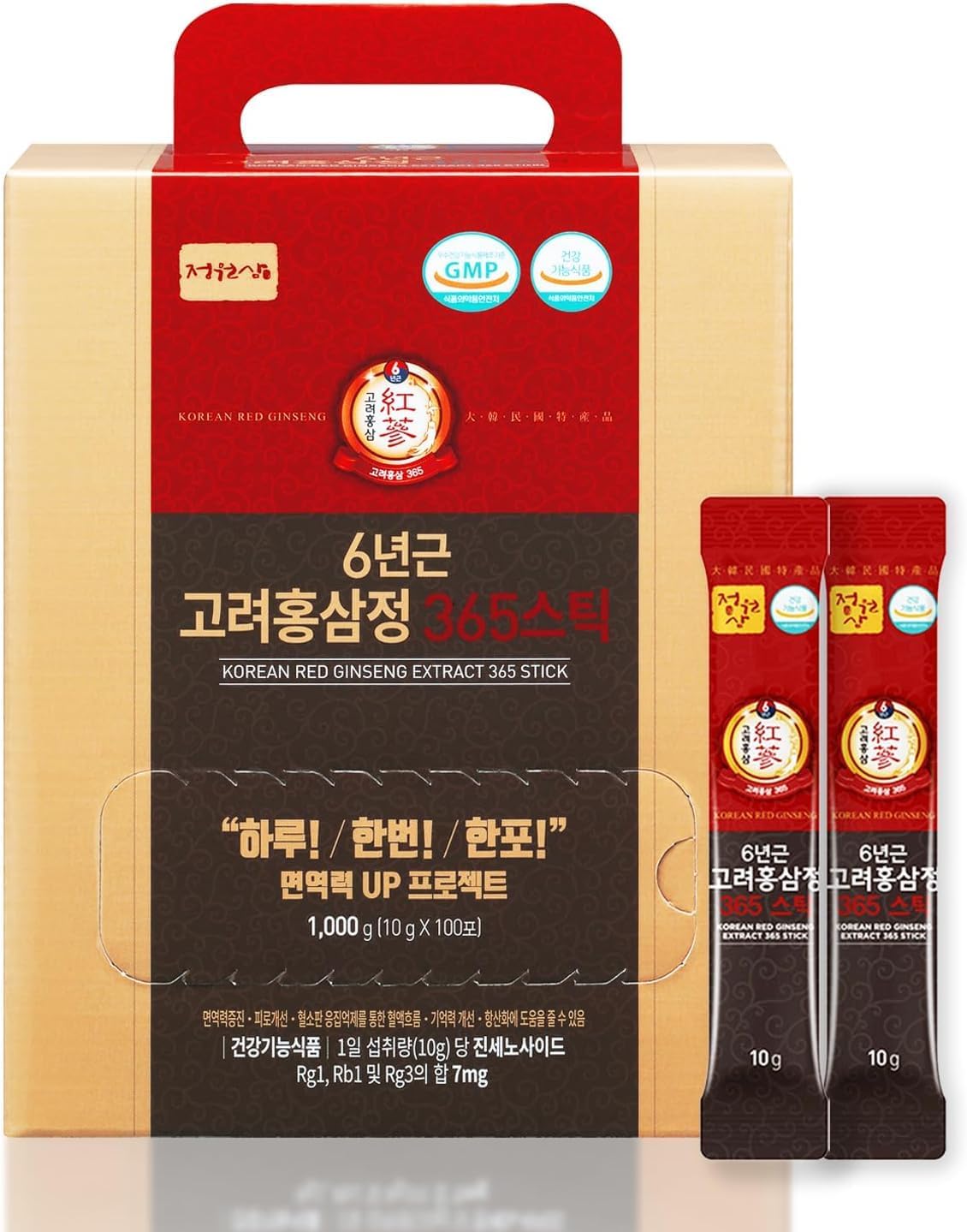 6-Year Korean Red Ginseng Extract 365 for Daily Vitality