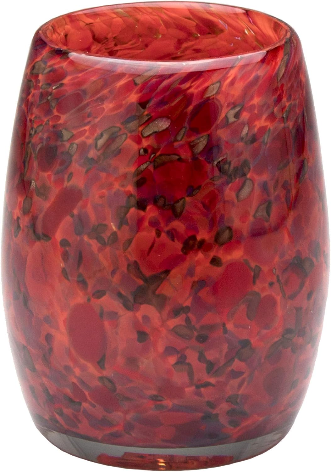 Handmade Blown Glass Votive Candle Holder for Home Decor