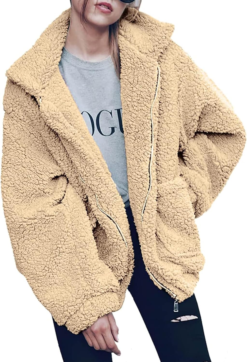 Trendy Women's Sherpa Fleece Winter Coats for Ultimate Warmth