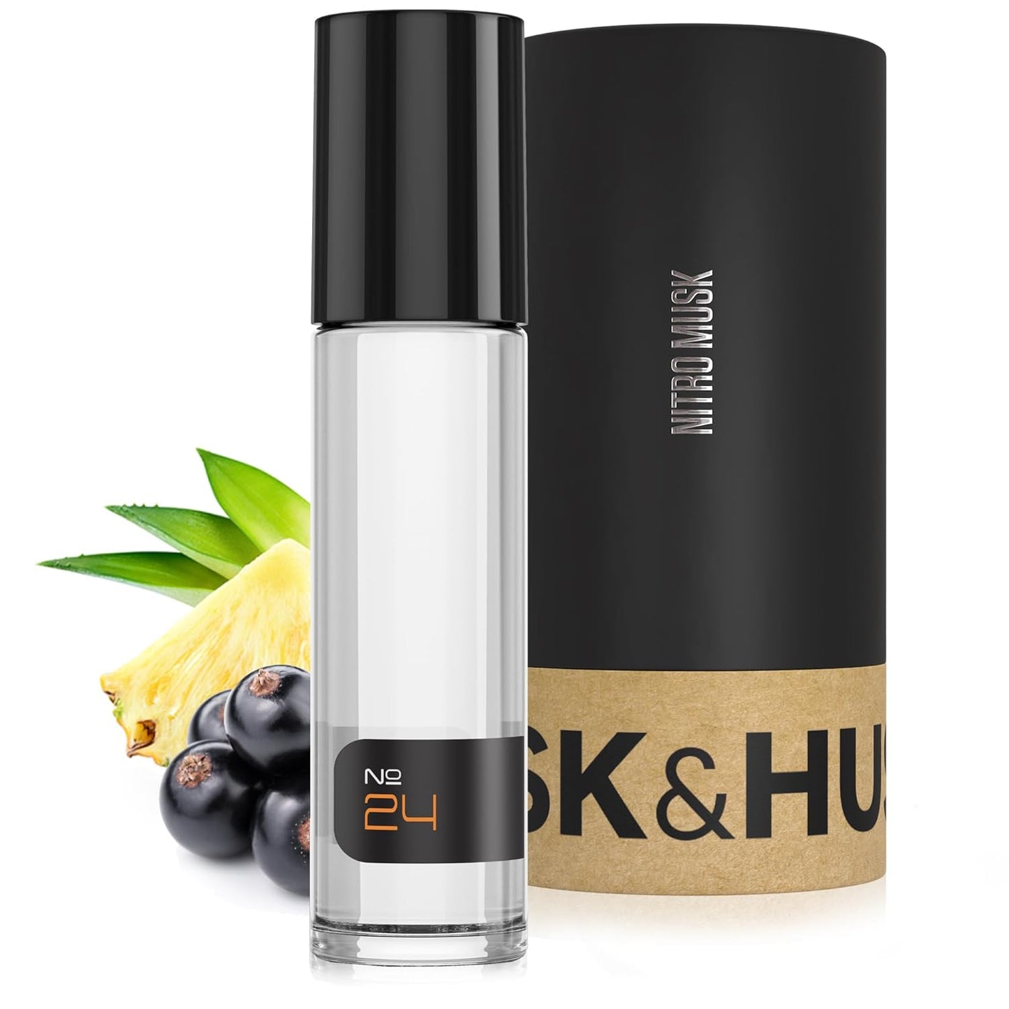 Musk & Hustle No. 24 Men's Cologne Oil - Premium Impression