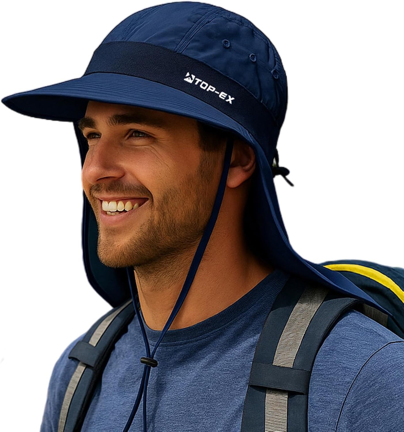 TOP-EX Cooling Sun Hat with Neck Flap for Outdoor Adventures