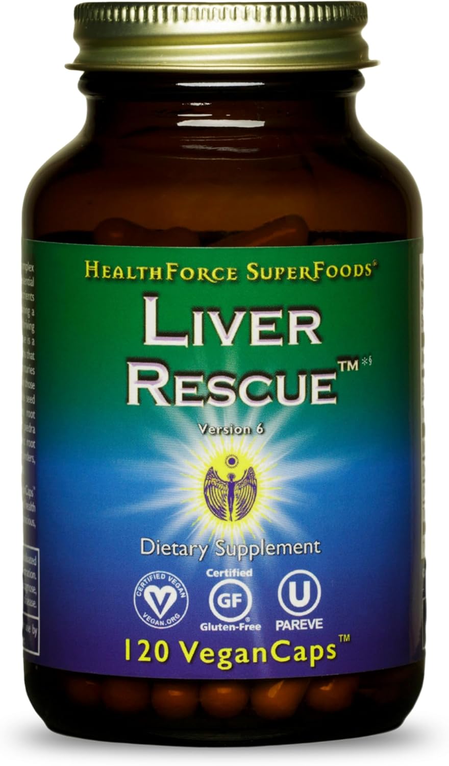 HealthForce SuperFoods Liver Rescue - Natural Liver Cleanse Capsules
