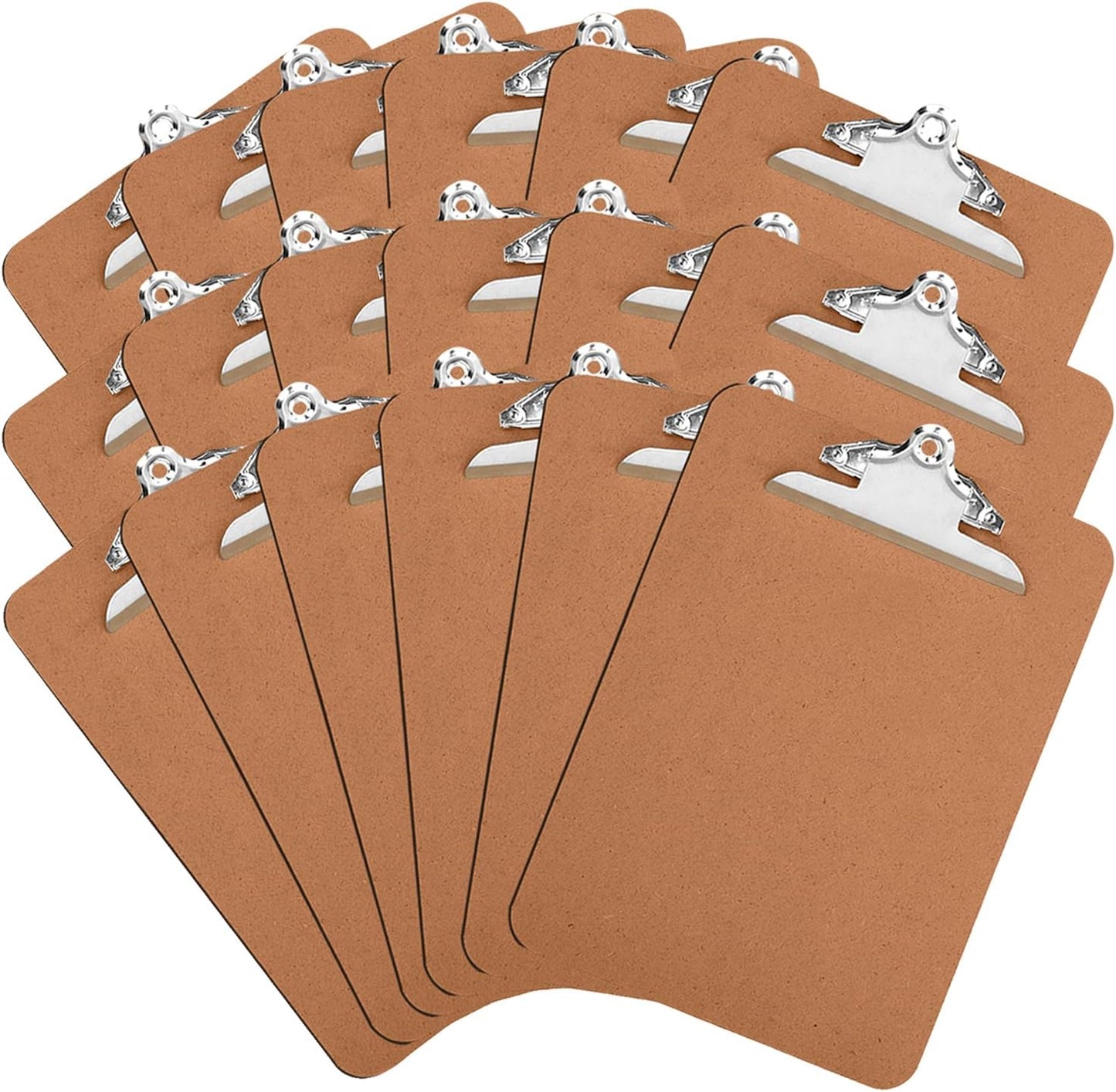 18 Pack Hardboard Clipboards for A4 Letter Size - Eco Friendly