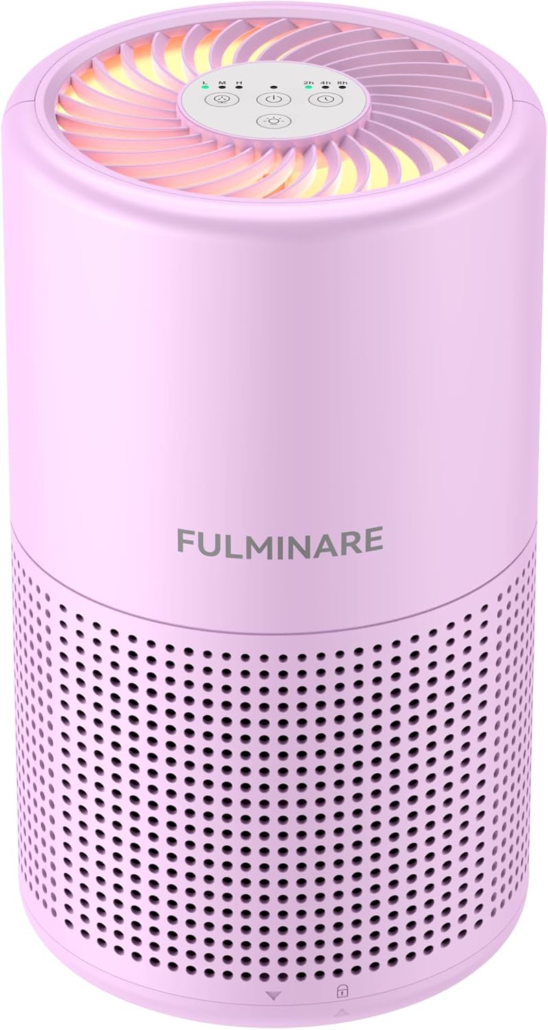 FULMINARE Air Purifiers for Bedroom with H13 HEPA Filter