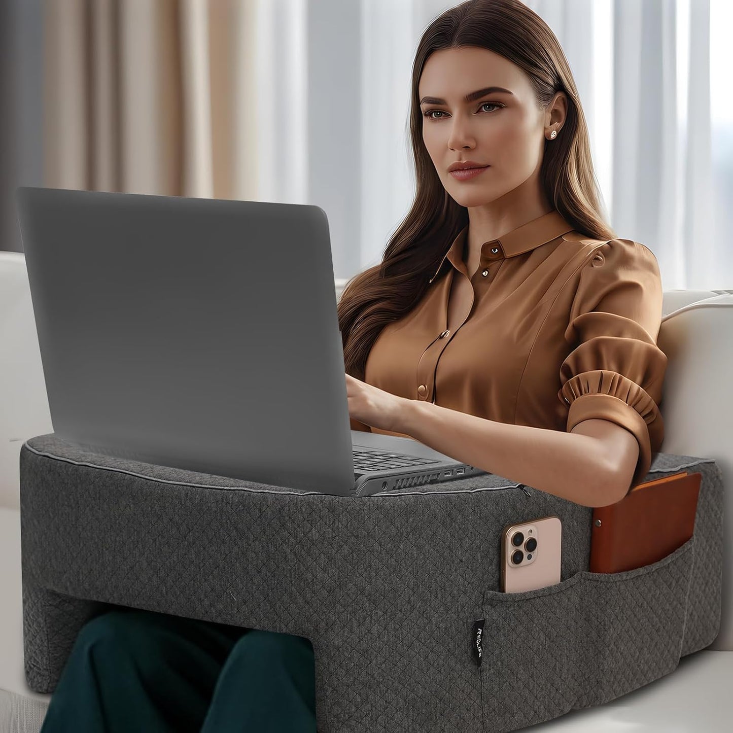 Memory Foam Lap Desk Pillow for Ultimate Comfort
