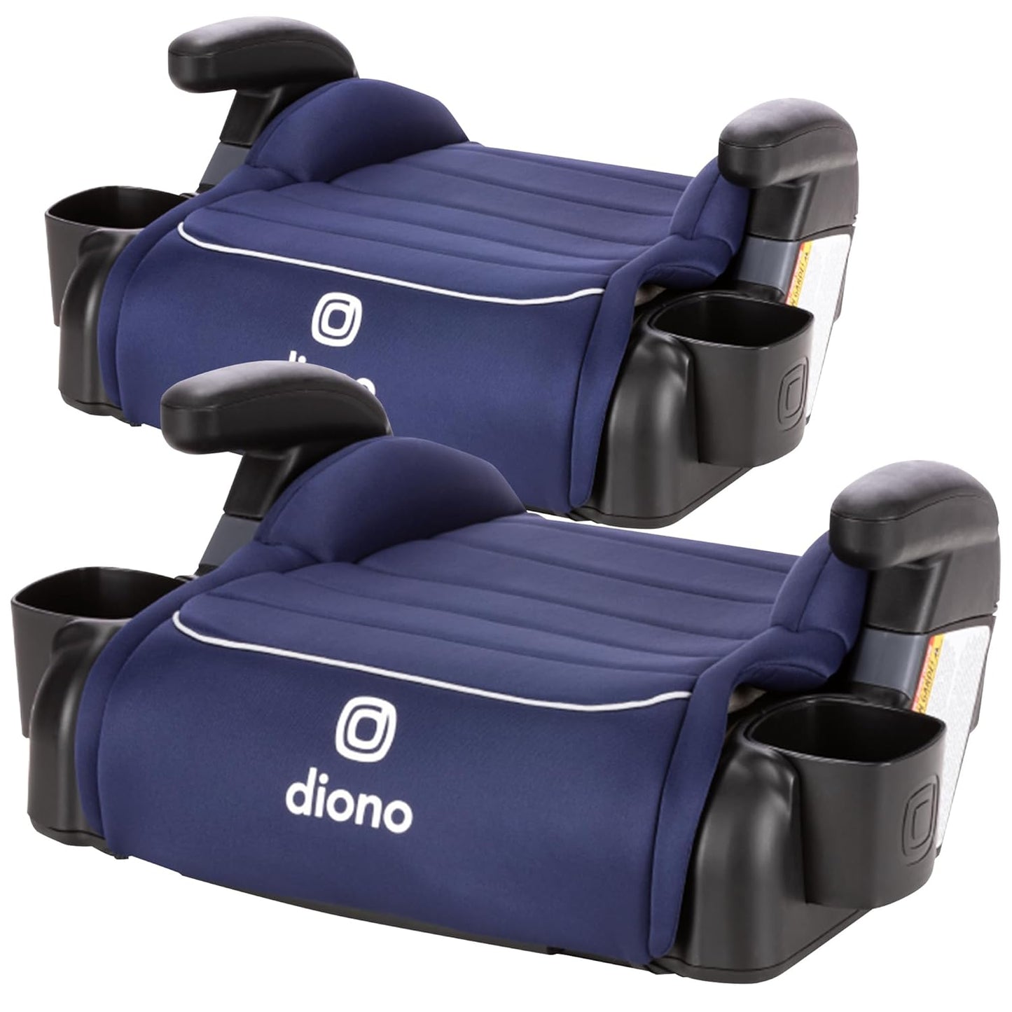 Diono Connect3 R Backless Boosters Pack: Slim 3-Across, 40-120 lbs., Lightweight
